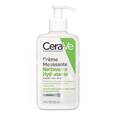 CERAVE  Crème Moussante Nettoyante Hydratante